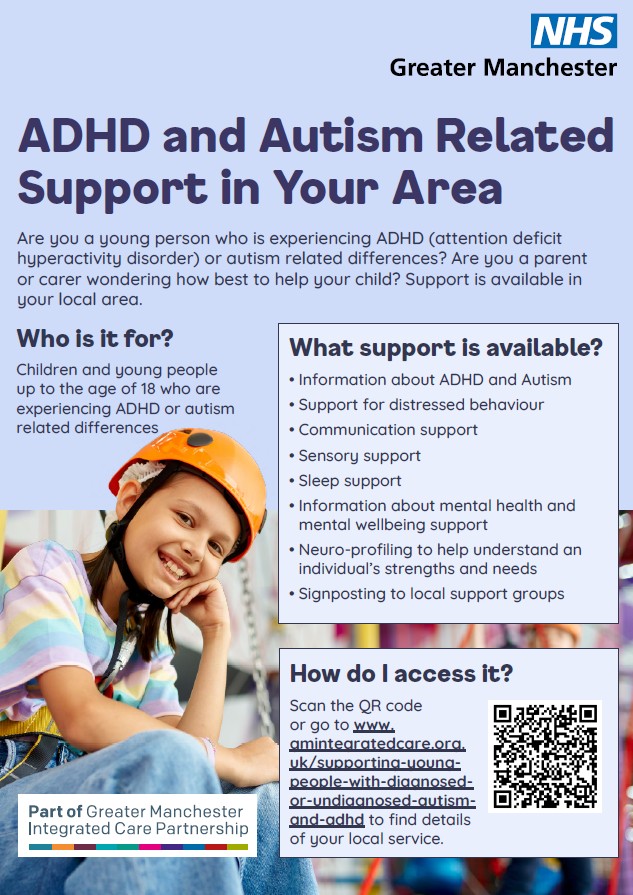 Supporting children and young people with diagnosed or undiagnosed autism and ADHD