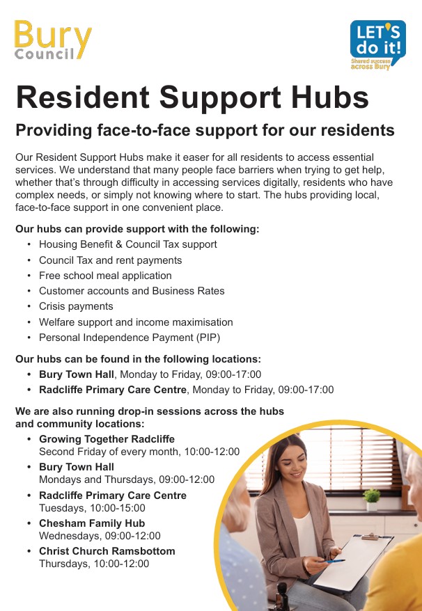 Resident support hubs 