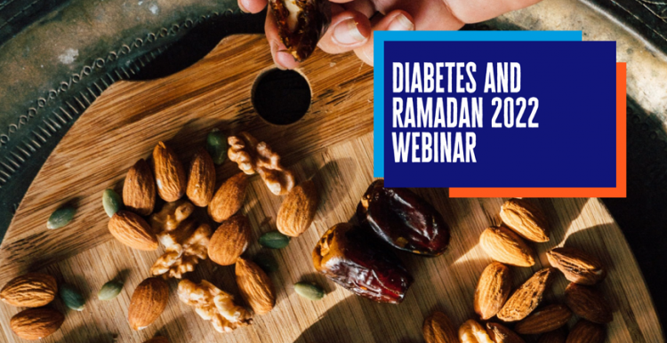 diabetes and ramadan webinar a chopping board with dries fruit and nuts 