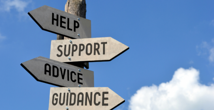 Help-Support-Advice-Guidance signpost