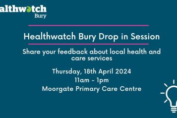 Moorgate drop-in session 18th April 