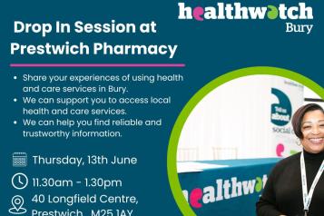 Drop-in Session at Prestwich Pharmacy 