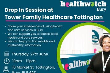 Drop-in Session at Tower Family Healthcare Tottington 