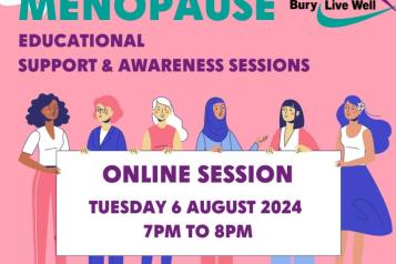 Menopause online support session 