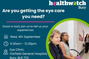 Eye Care drop-in Fairfield Hospital 