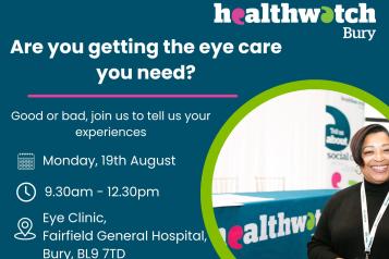 Eye Care drop-in Fairfield Hospital 