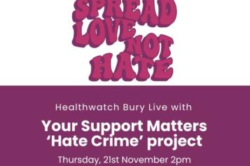 Your Support Matters: Hate Crime Project