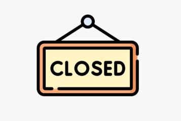 Closed sign 