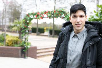 young man outside