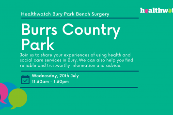 Healthwatch Bury Park Bench Surgery
