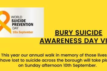 Bury Suicide Awareness Vigil.