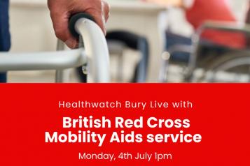 Facebook Live with British Red Cross Mobility Aids Services 