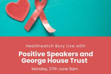   Facebook Live with Positive Speakers & George House Trust 