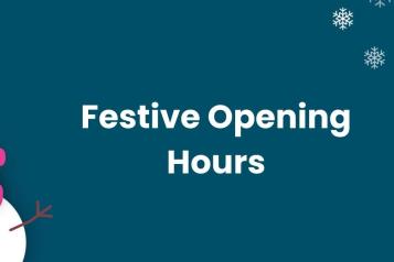 Festive Opening Hours 