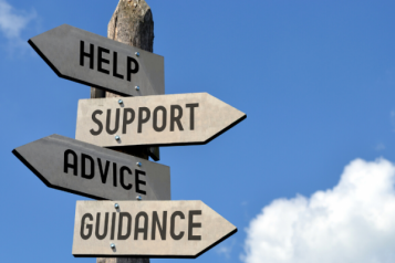 Help-Support-Advice-Guidance signpost