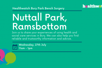 Healthwatch Bury Park Bench Surgery