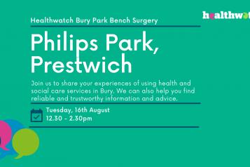 Healthwatch Bury Park Bench Surgery