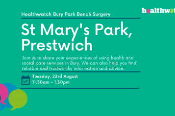 Healthwatch Bury Park Bench Surgery