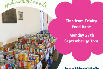 Trinity food bank Facebook Live 