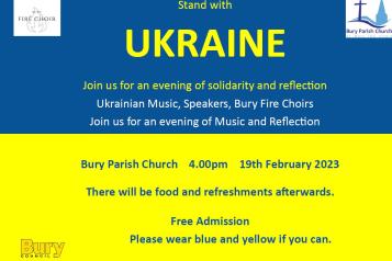 Ukraine evening of music and reflection.