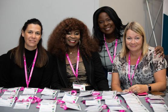 Healthwatch staff at a conference
